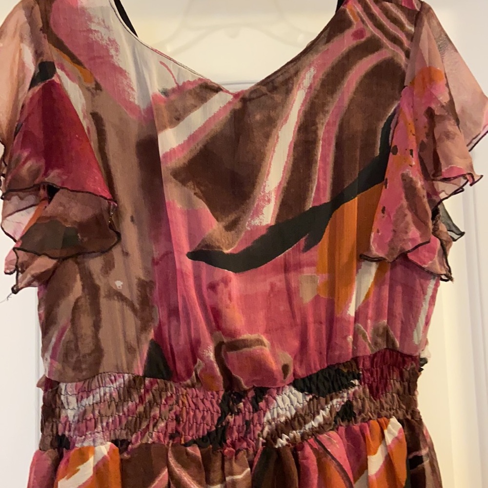 Beautiful light flowy maxi dress in size L - Picture 8 of 11